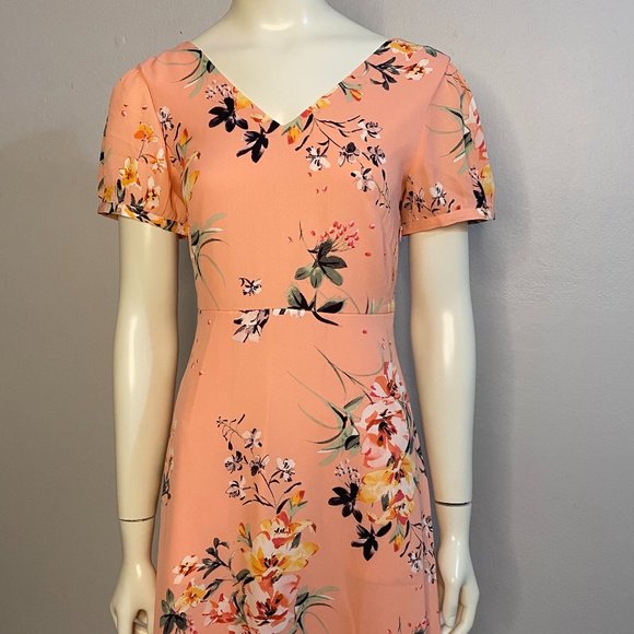 NWT LOFT A-Line Midi Dress - Picture 1 of 2